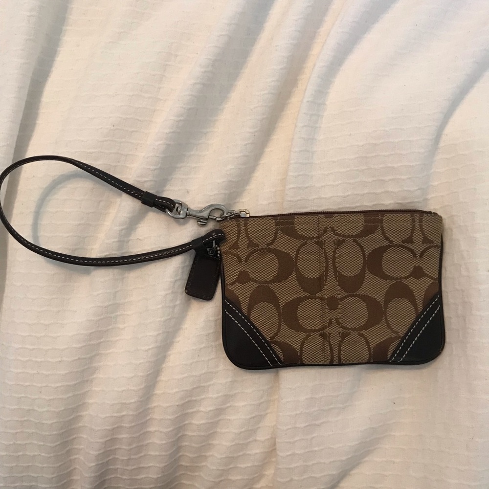 Accepting all offers! Brown Coach Wristlet